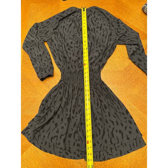 Rails Jasmine Long Sleeve Mini Dress Black and Gray Size Extra Small - Picture 6 of 8